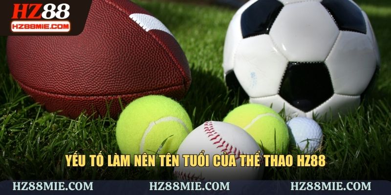 Yếu tố nổi bật về thể thao HZ88